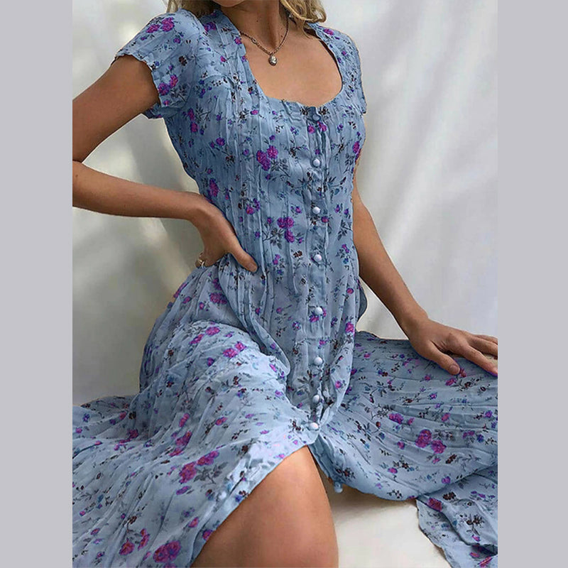 Elvira | Blomstret Sommerkjole