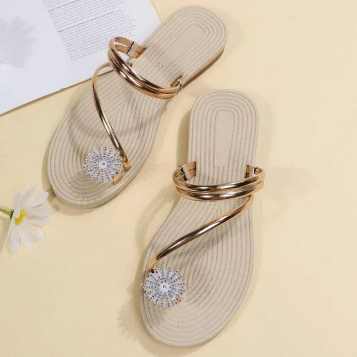 Elaria | Dame Sandaler med Snefnugmønster