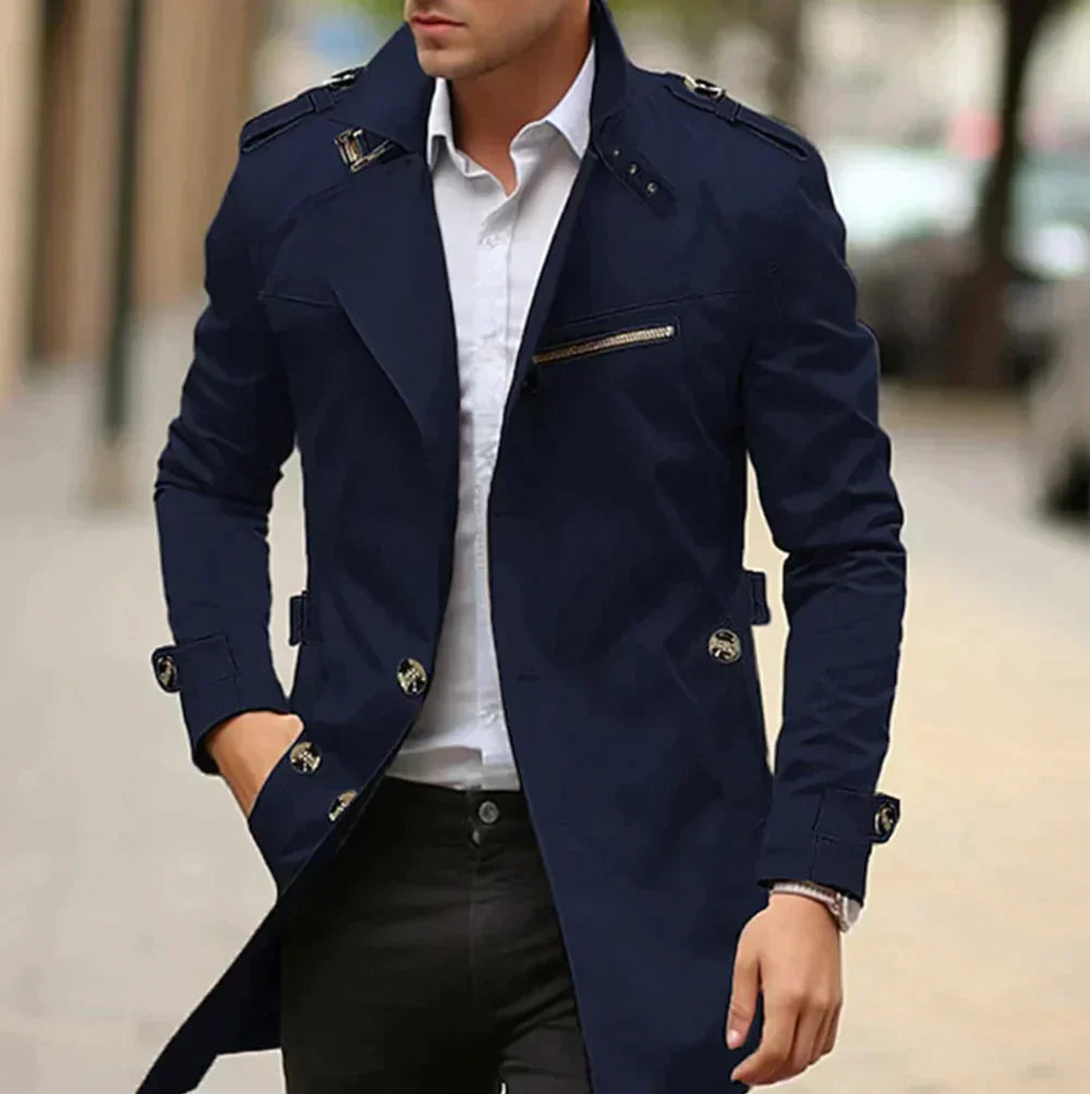 Herre Trenchcoat | Forretning Afslappet Stil
