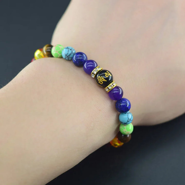Chakra Helbredende Armbånd | Naturlige Krystalperler