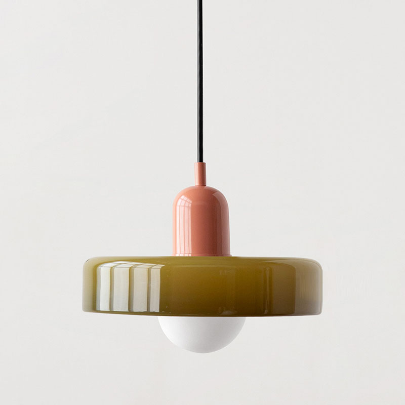 Miklon | Farverig Bauhaus-Stil Pendel Lys