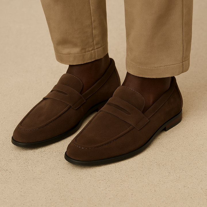Herre Penny Loafers – Klassisk Slip-on Kjole og Smarte Fritidssko