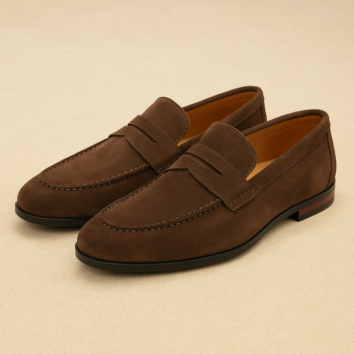 Herre Penny Loafers – Klassisk Slip-on Kjole og Smarte Fritidssko