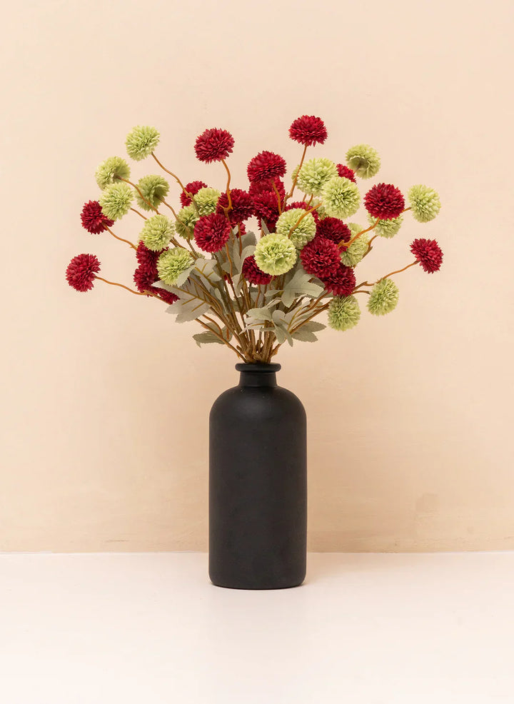 10-Stilke Silke Kiku Krysantemum Blomster