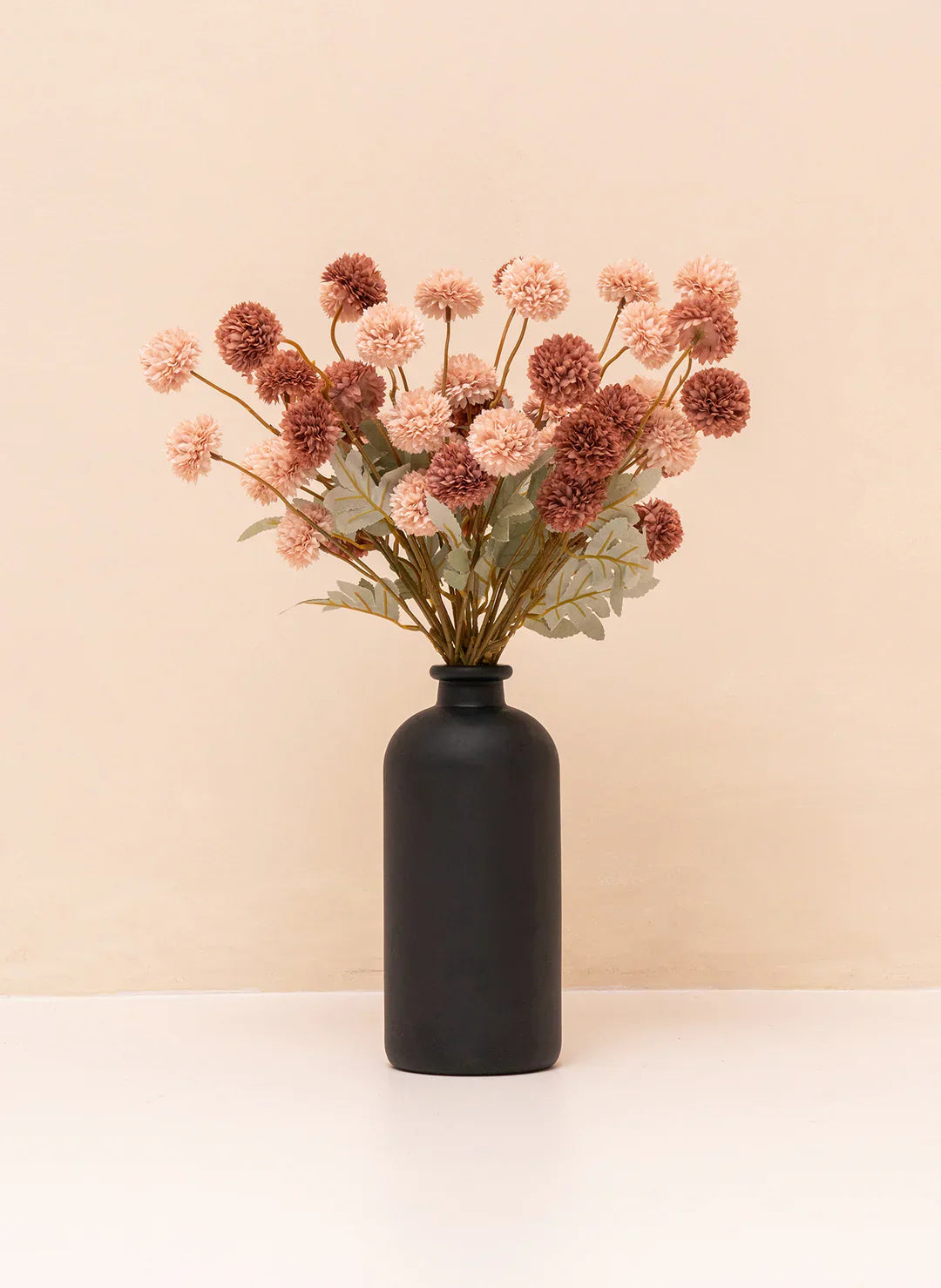 10-Stilke Silke Kiku Krysantemum Blomster