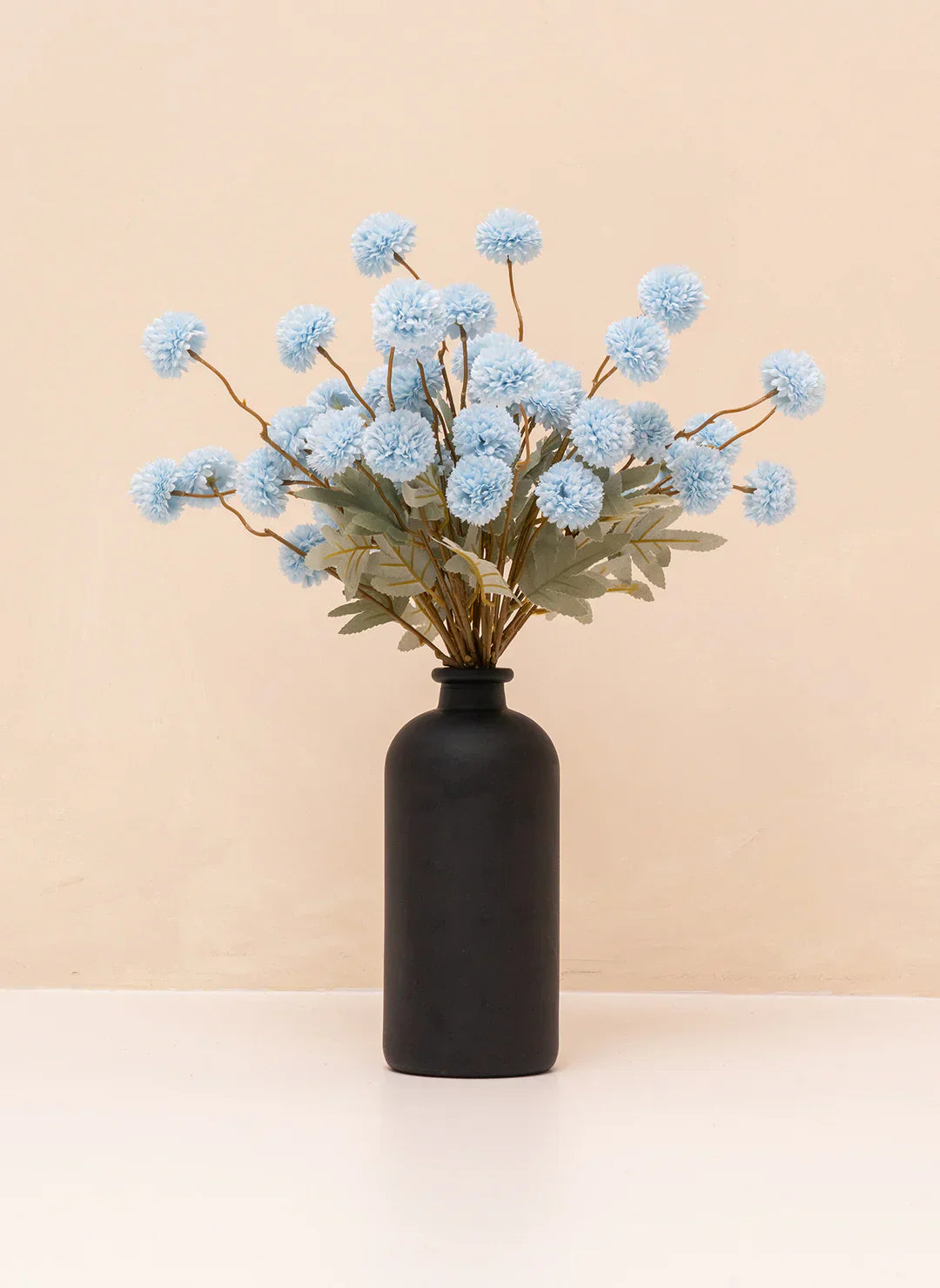 10-Stilke Silke Kiku Krysantemum Blomster