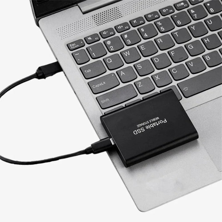 Kompakt Bærbar USB-C Ekstern SSD | Hurtig og Holdbar lagerenhed