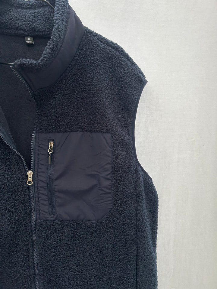 Hverdagens Polær Fleece Veste Til Mænd | Hyggeligt Lag Over Skjorte Eller Hættetrøje