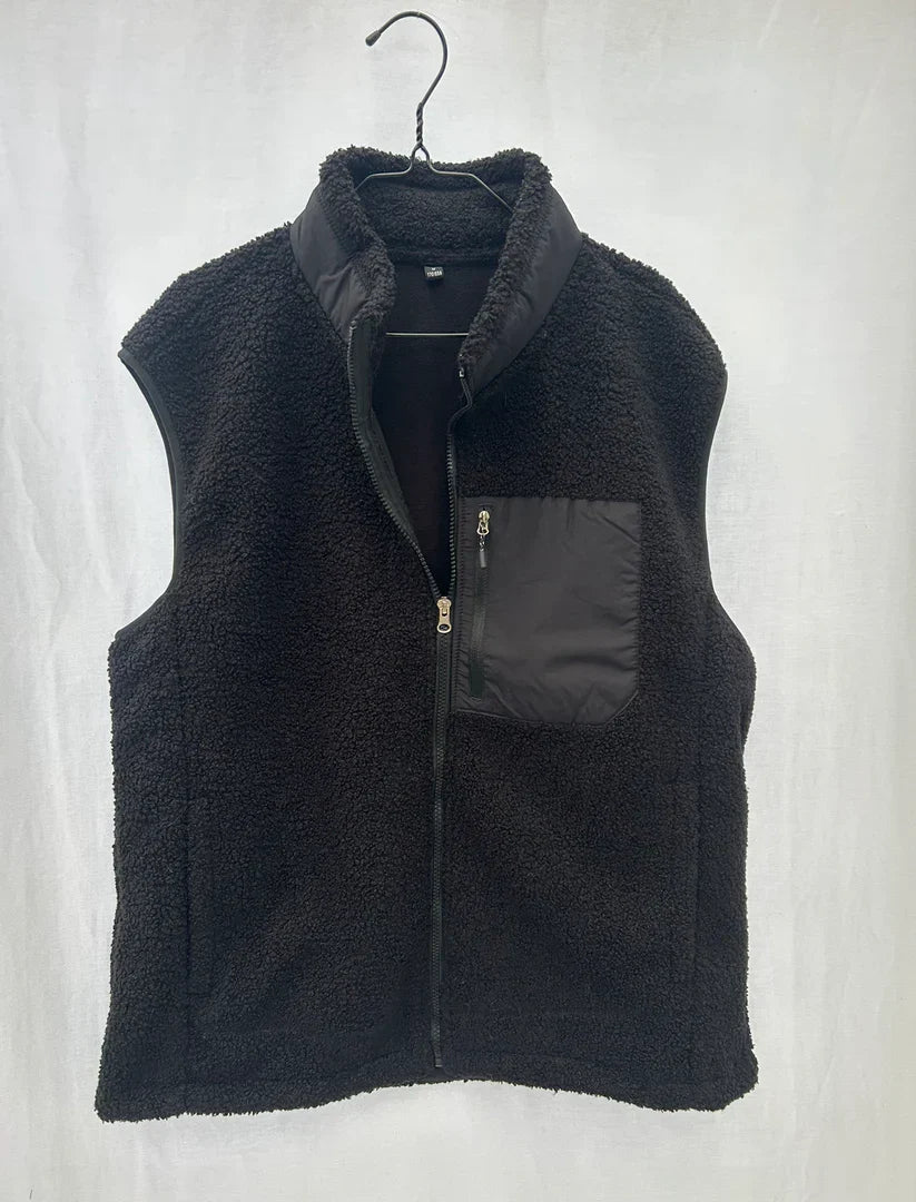 Hverdagens Polær Fleece Veste Til Mænd | Hyggeligt Lag Over Skjorte Eller Hættetrøje