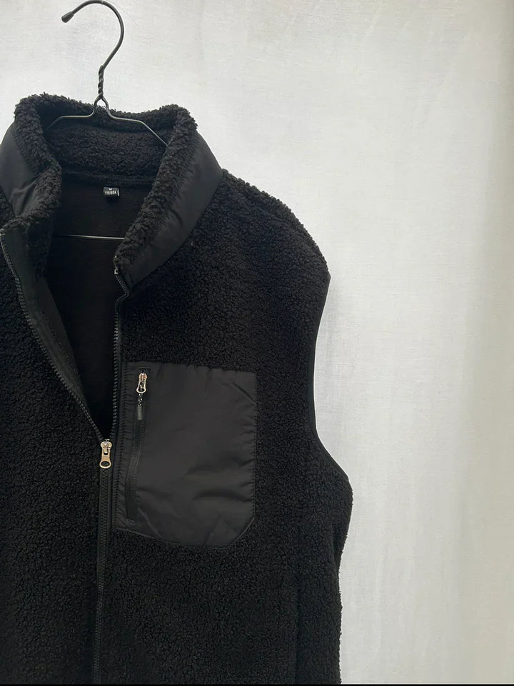 Hverdagens Polær Fleece Veste Til Mænd | Hyggeligt Lag Over Skjorte Eller Hættetrøje