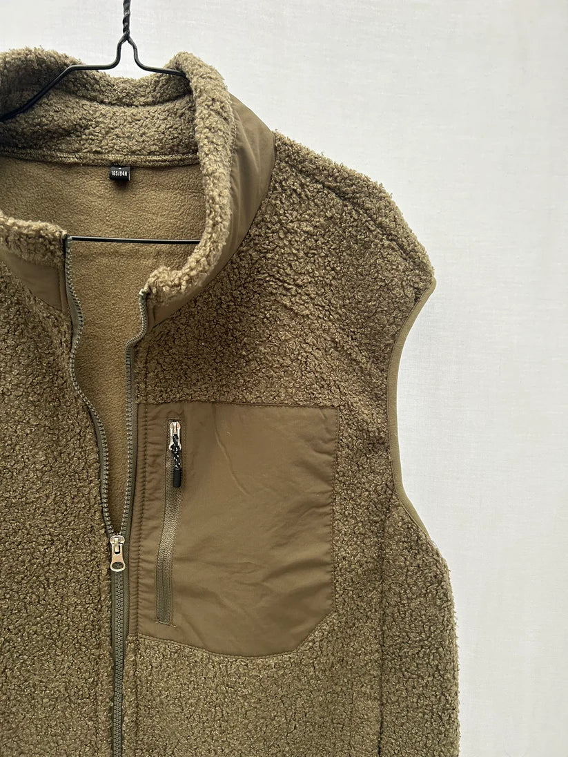 Hverdagens Polær Fleece Veste Til Mænd | Hyggeligt Lag Over Skjorte Eller Hættetrøje
