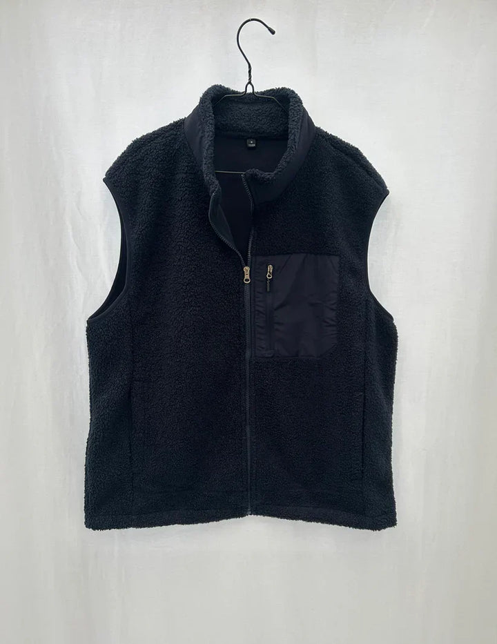 Hverdagens Polær Fleece Veste Til Mænd | Hyggeligt Lag Over Skjorte Eller Hættetrøje