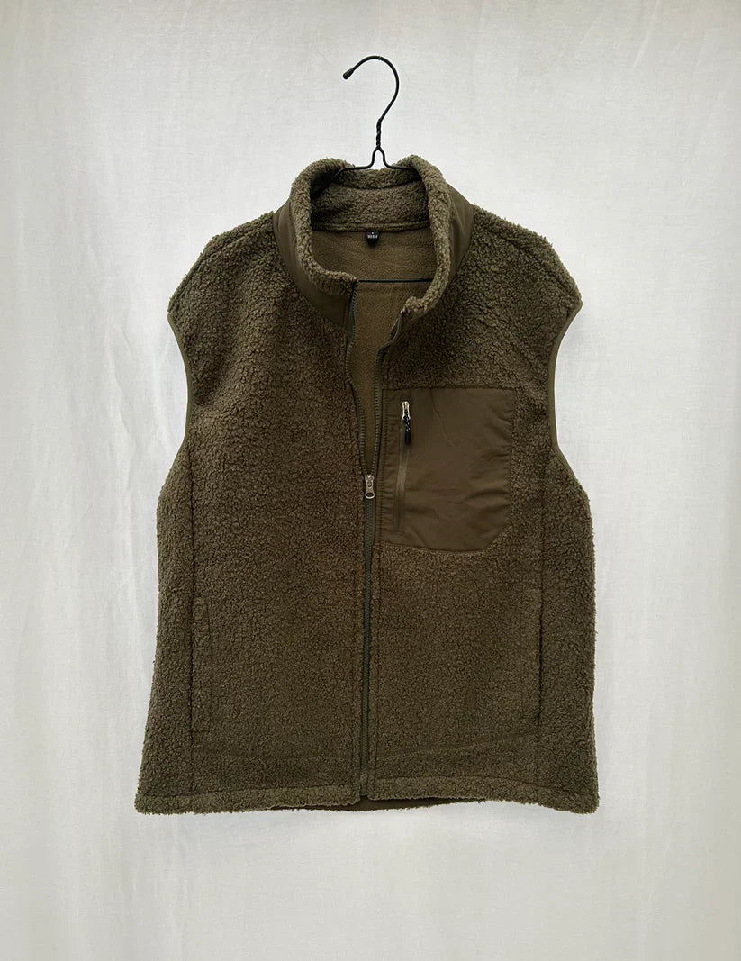 Hverdagens Polær Fleece Veste Til Mænd | Hyggeligt Lag Over Skjorte Eller Hættetrøje