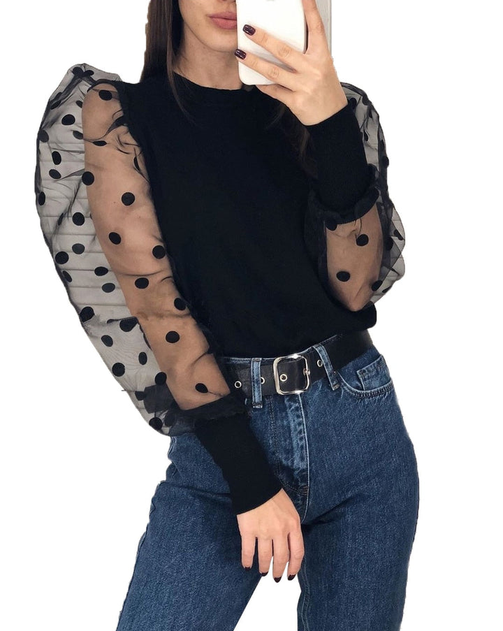 Rainelle | Dame Elegante Lang Ærme Bluse