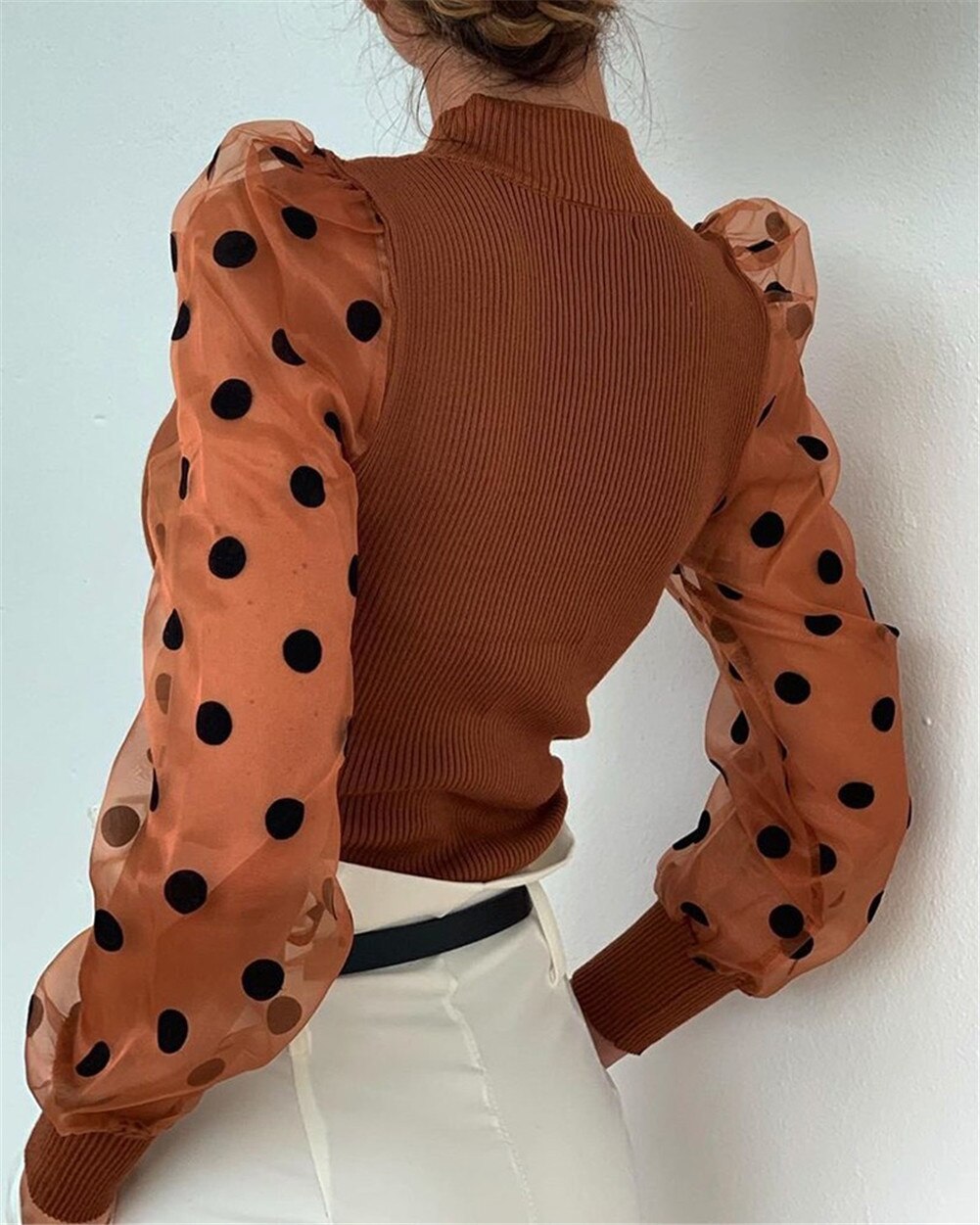 Rainelle | Dame Elegante Lang Ærme Bluse