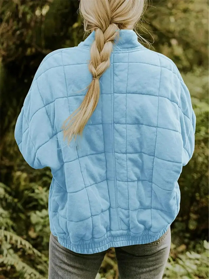 Elegant Quiltet Vinterjakke til Kvinder