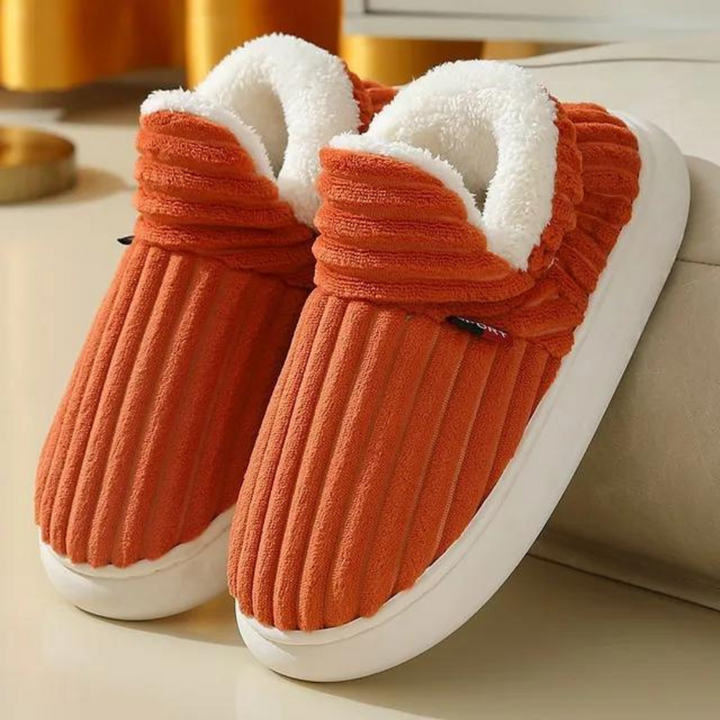 Unisex Aloe-Udformning Vintertøfler | Hyggeligt Foring og Skridsikker Sål