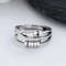 Pearl | Anti-Angst Ring - 925 Sterling Sølv Justerbart Bånd til kvinder
