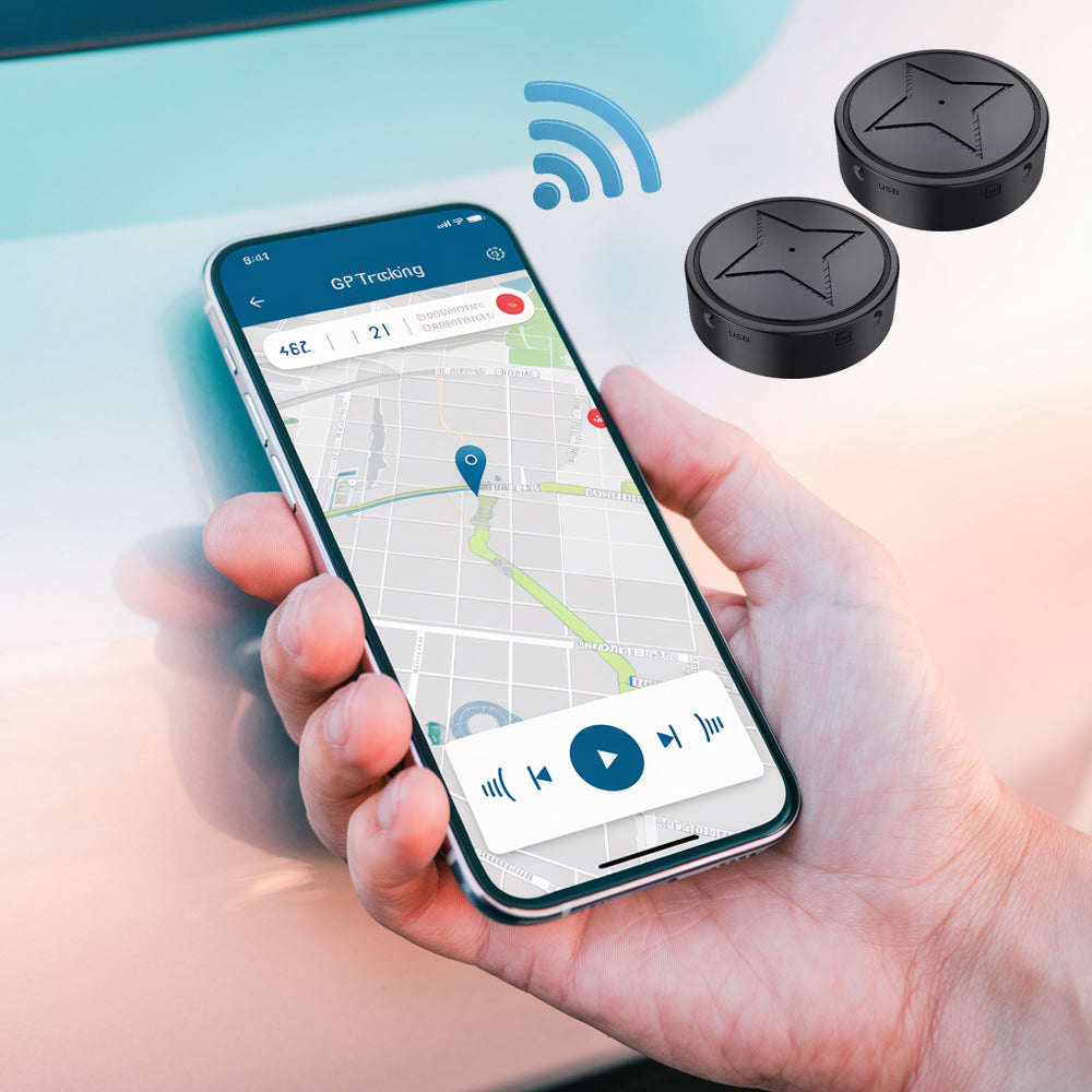 Magnetisk mini-GPS Sporer | Realtid Placering