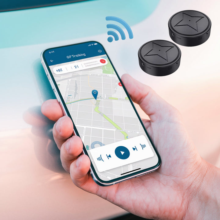 Magnetisk mini-GPS Sporer | Realtid Placering