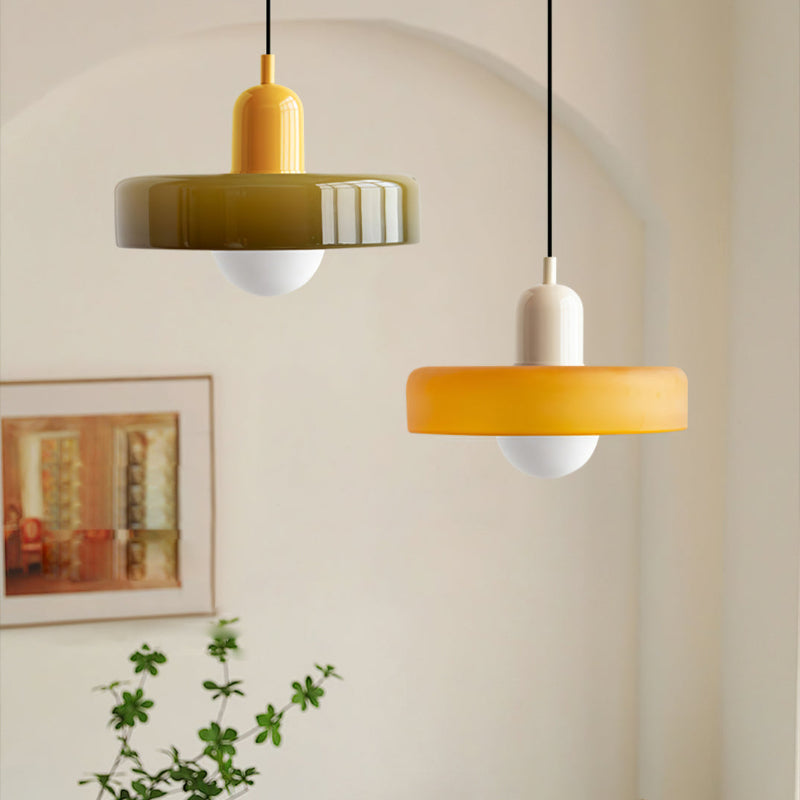 Miklon | Farverig Bauhaus-Stil Pendel Lys