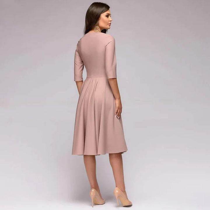 Nicolette | Elegant Svinge Kjole Til Kvinder
