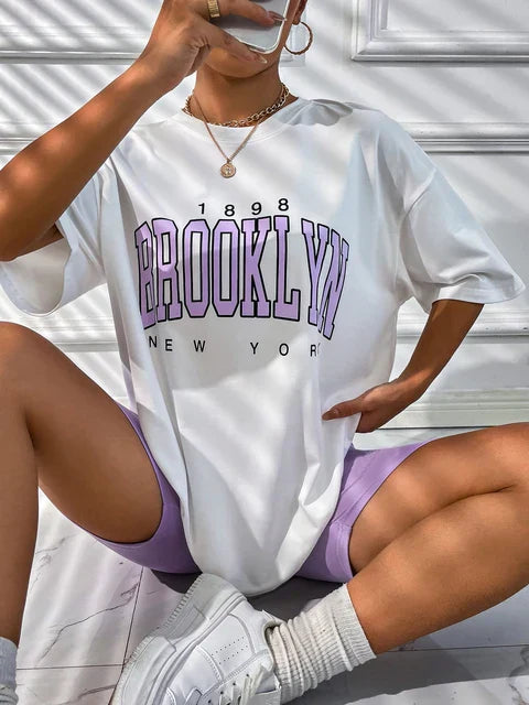 Carrol | Brooklyn 1898 Årgang Overdimensioneret Skjorte