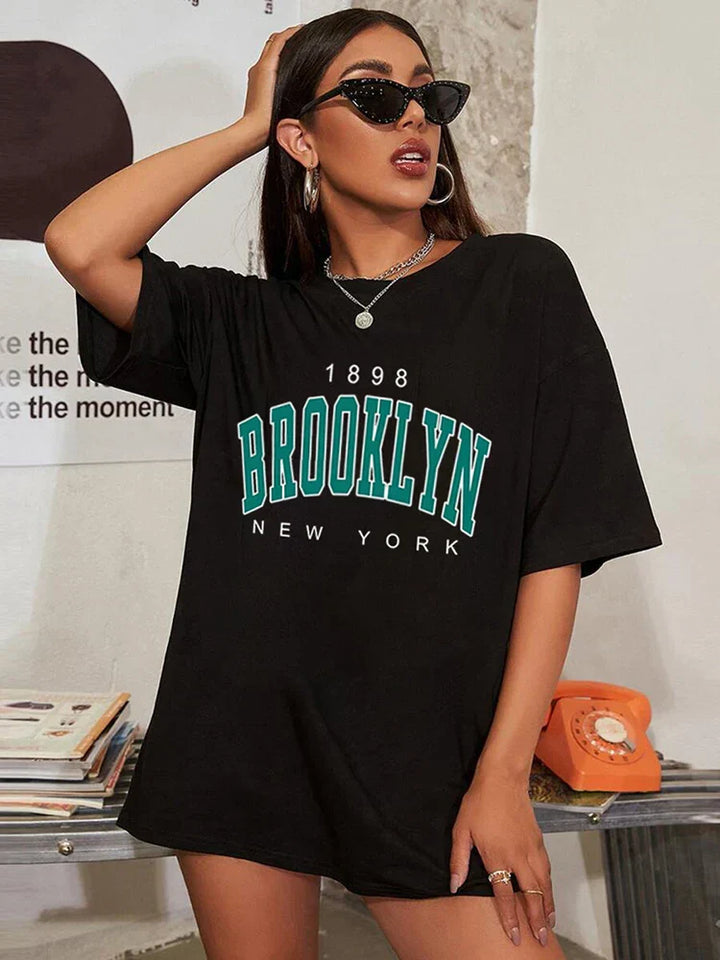 Carrol | Brooklyn 1898 Årgang Overdimensioneret Skjorte