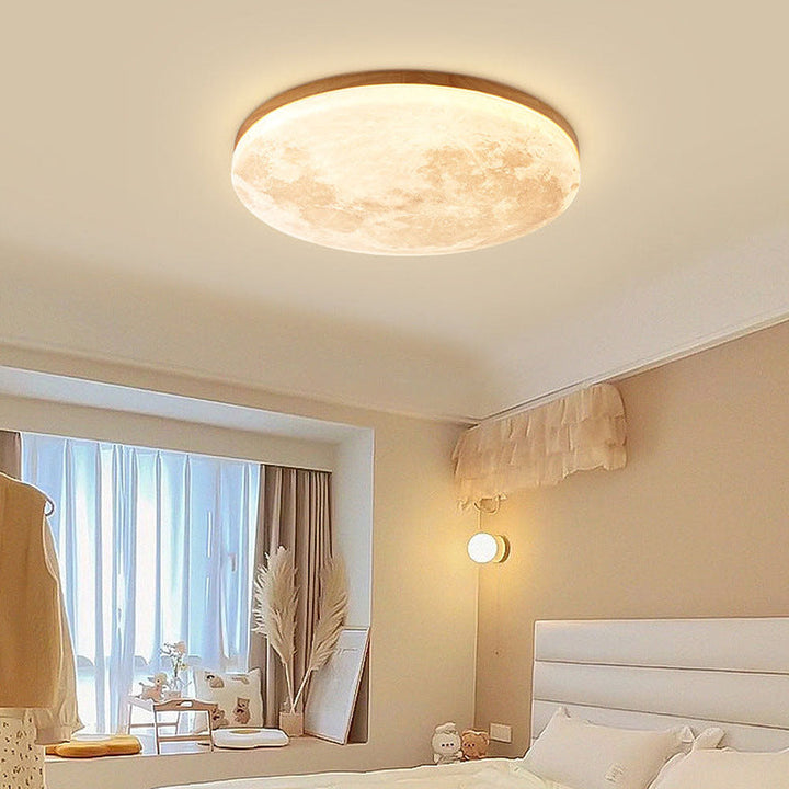 Måne Loftlampe 3D-Udformning | Justerbar Lysstyrke