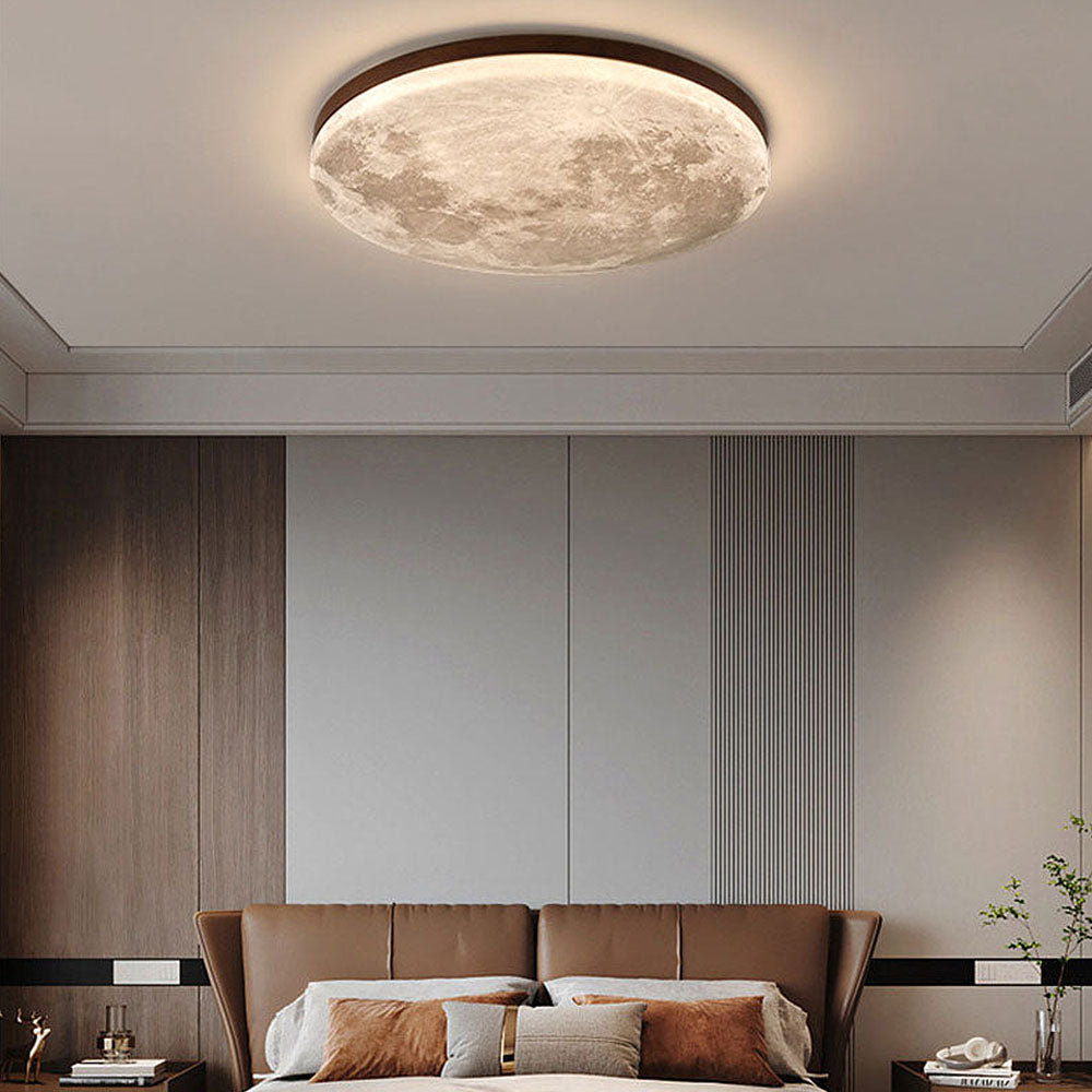 Måne Loftlampe 3D-Udformning | Justerbar Lysstyrke