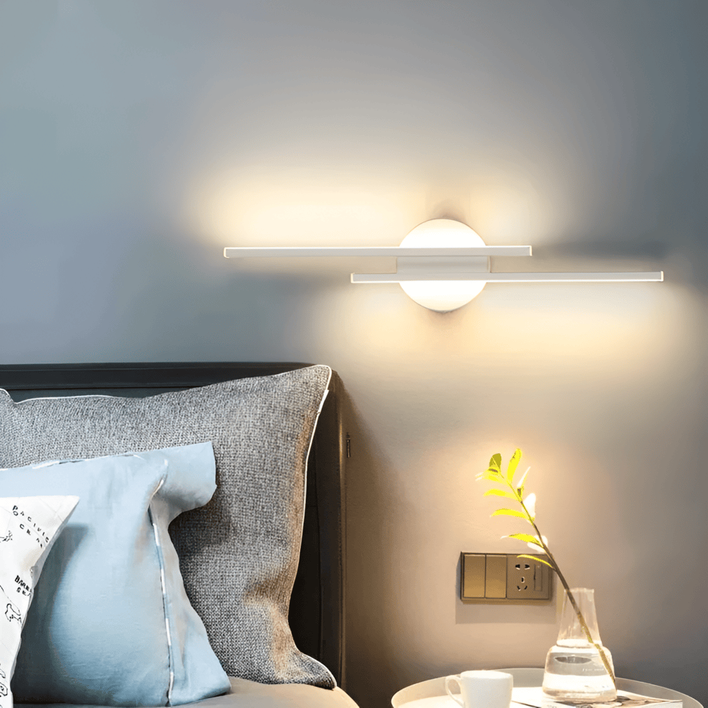 Minimalistisk Væglampe | Moderne LED-Sconce til Soveværelse og Stue