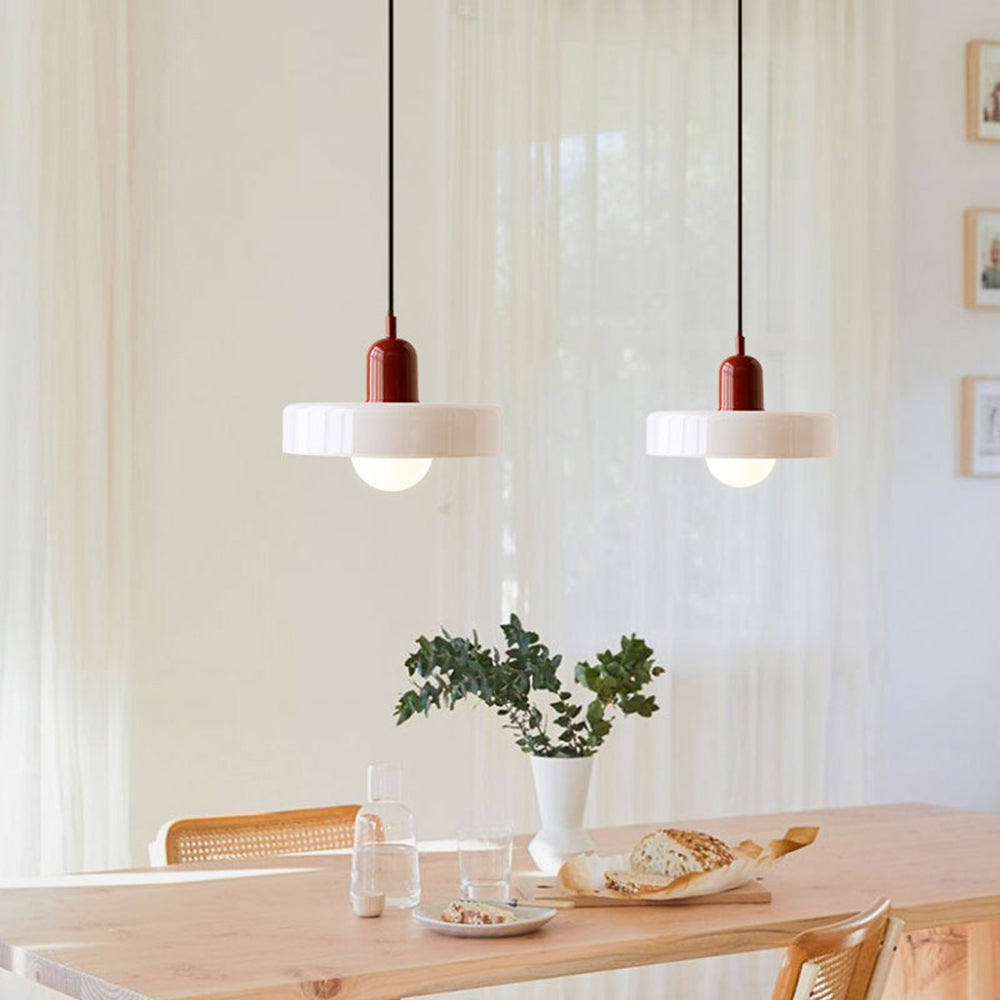 Miklon | Farverig Bauhaus-Stil Pendel Lys