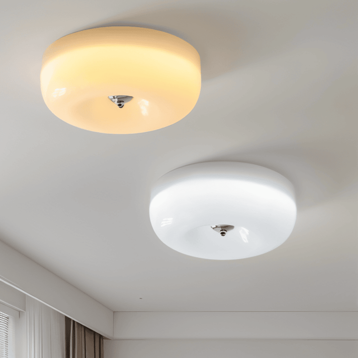 Donut Loftslys | Moderne Skandinavisk Hvid Glas Pendellampe