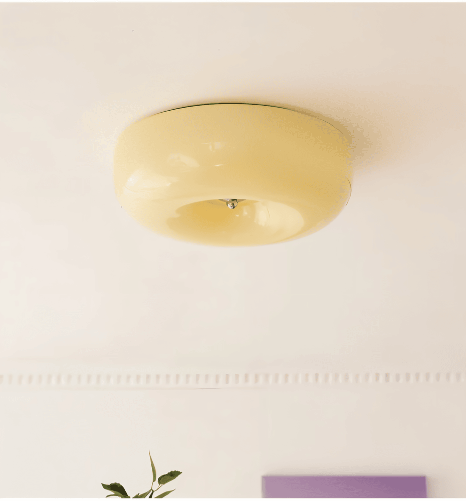 Donut Loftslys | Moderne Skandinavisk Hvid Glas Pendellampe