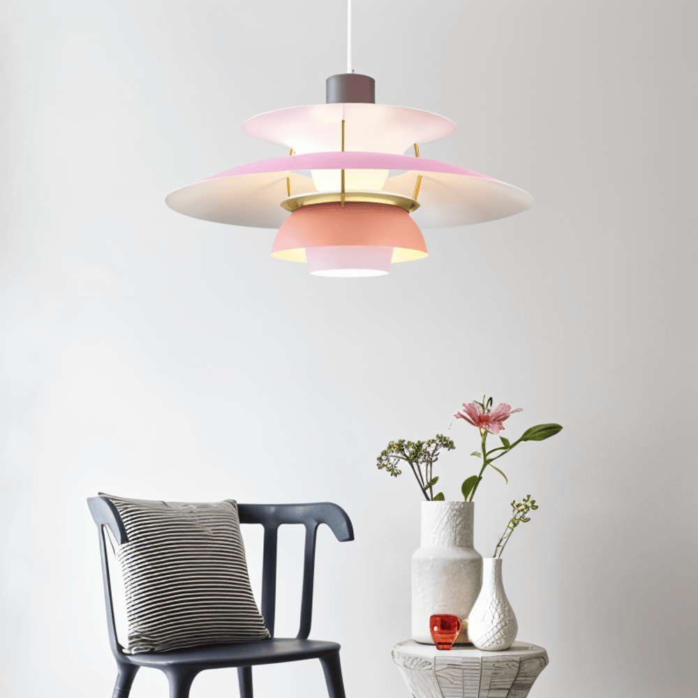 Klassisk og Moderne Metal Loftlampe til Stue Eller Køkken