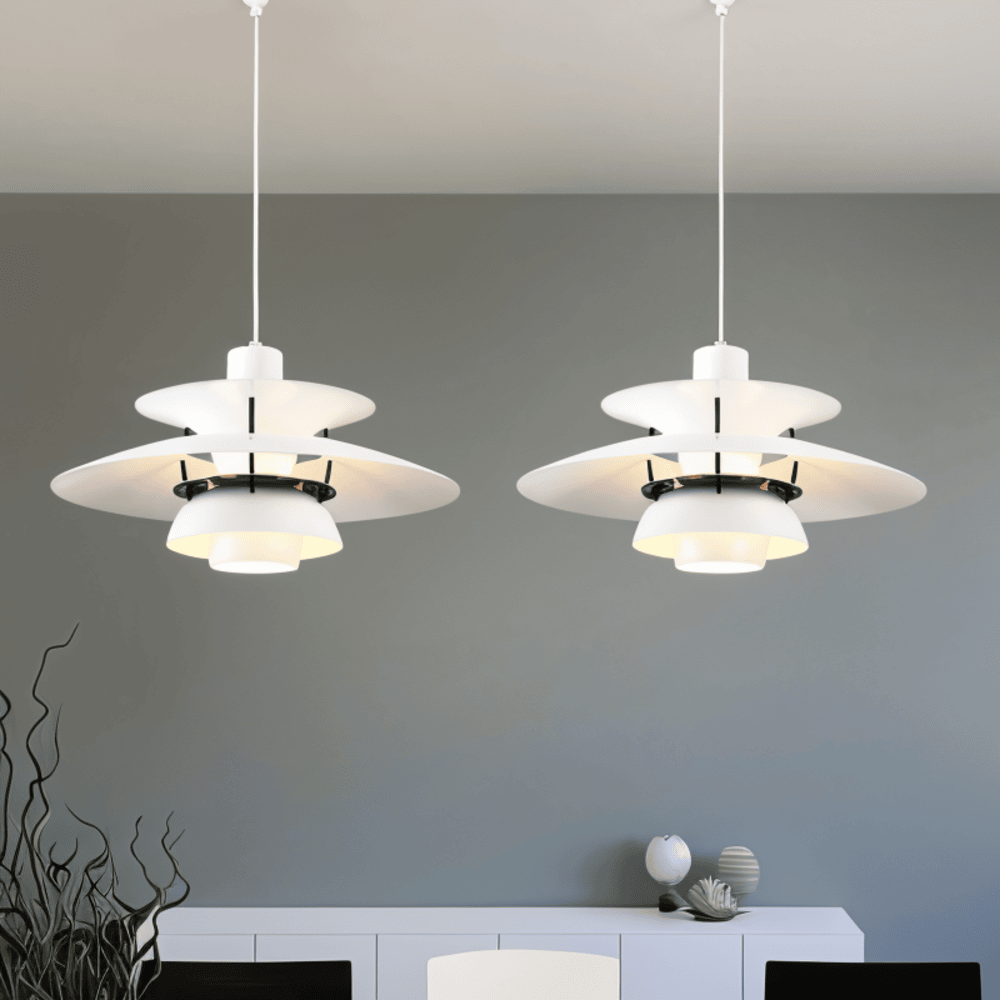 Klassisk og Moderne Metal Loftlampe til Stue Eller Køkken