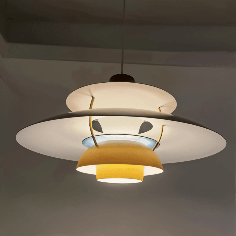 Klassisk og Moderne Metal Loftlampe til Stue Eller Køkken