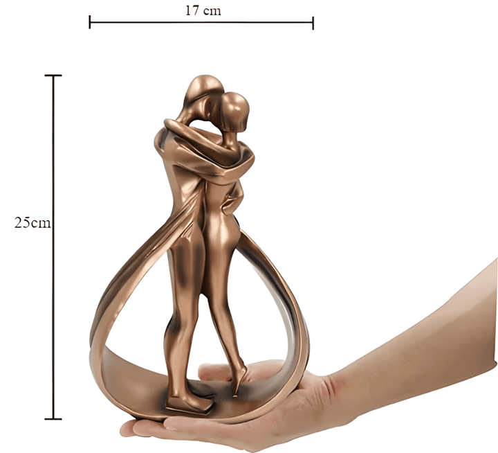 Elskere Bånd Statue | Kunstnerisk Skulptur - Romantisk Hjem Indretning