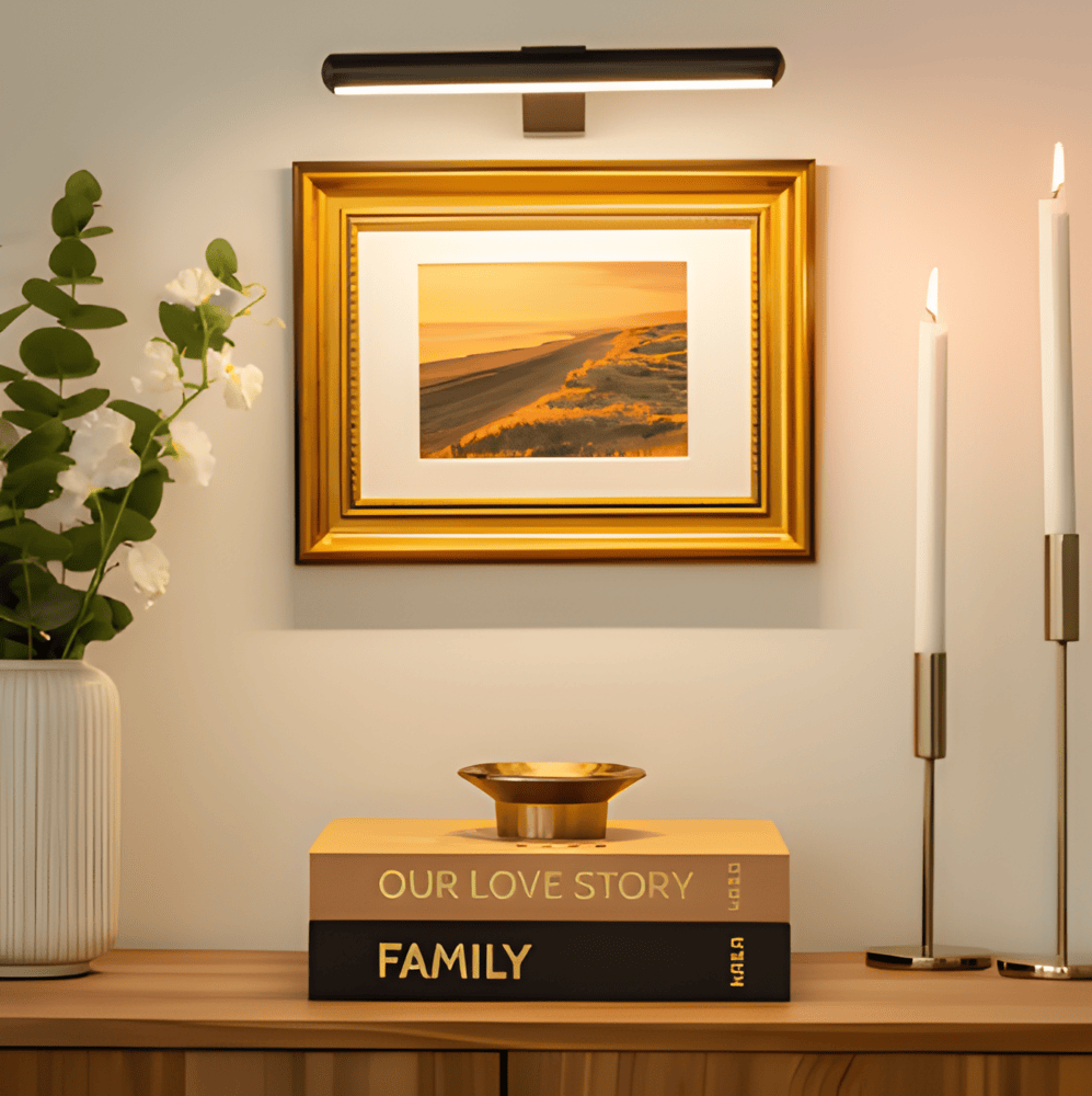 Magnetisk LED-Væglampe | 120° Drejelig Ledningsfri Lampe
