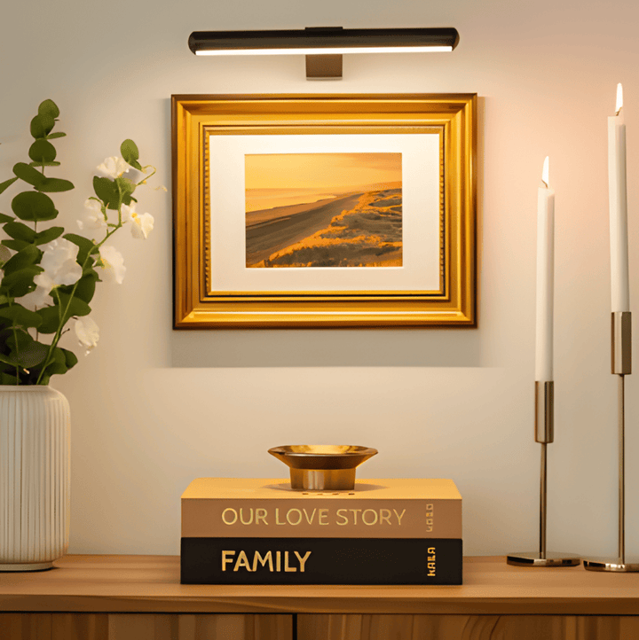 Magnetisk LED-Væglampe | 120° Drejelig Ledningsfri Lampe