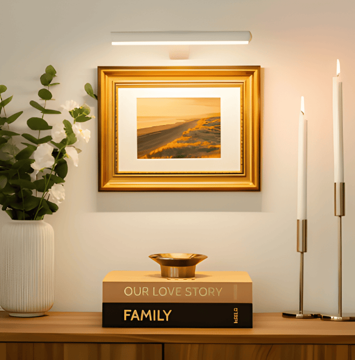Magnetisk LED-Væglampe | 120° Drejelig Ledningsfri Lampe
