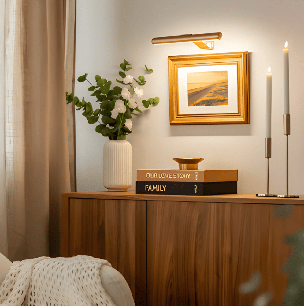 Magnetisk LED-Væglampe | 120° Drejelig Ledningsfri Lampe
