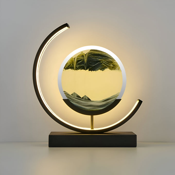 Sand Glød Flytning Sand Kunst Lampe