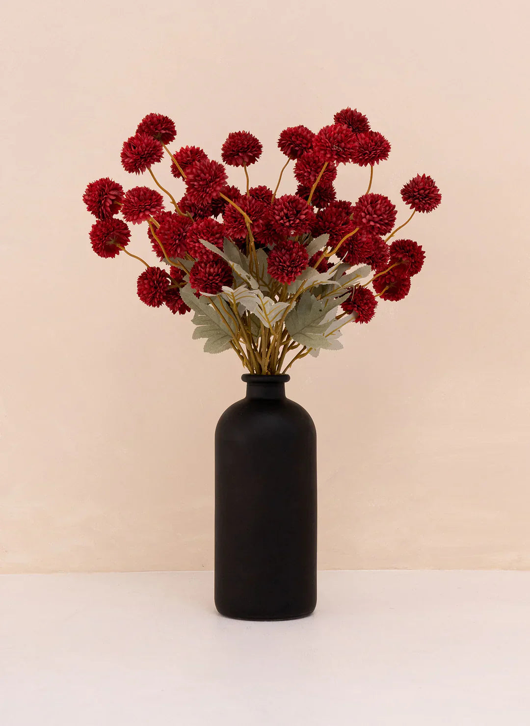 10-Stilke Silke Kiku Krysantemum Blomster