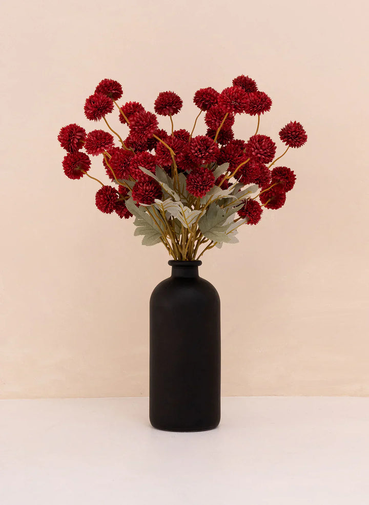 10-Stilke Silke Kiku Krysantemum Blomster