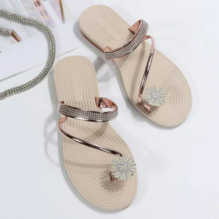 Elaria | Dame Sandaler med Snefnugmønster