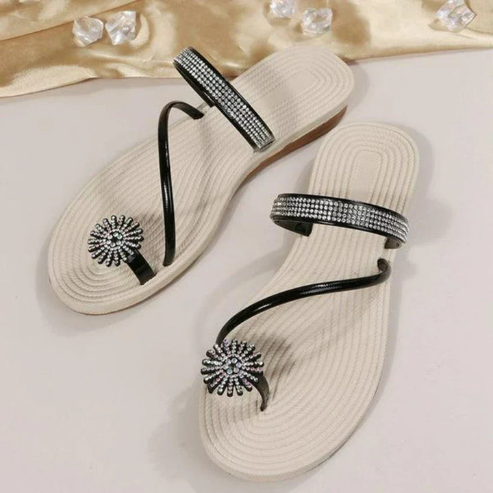 Elaria | Dame Sandaler med Snefnugmønster
