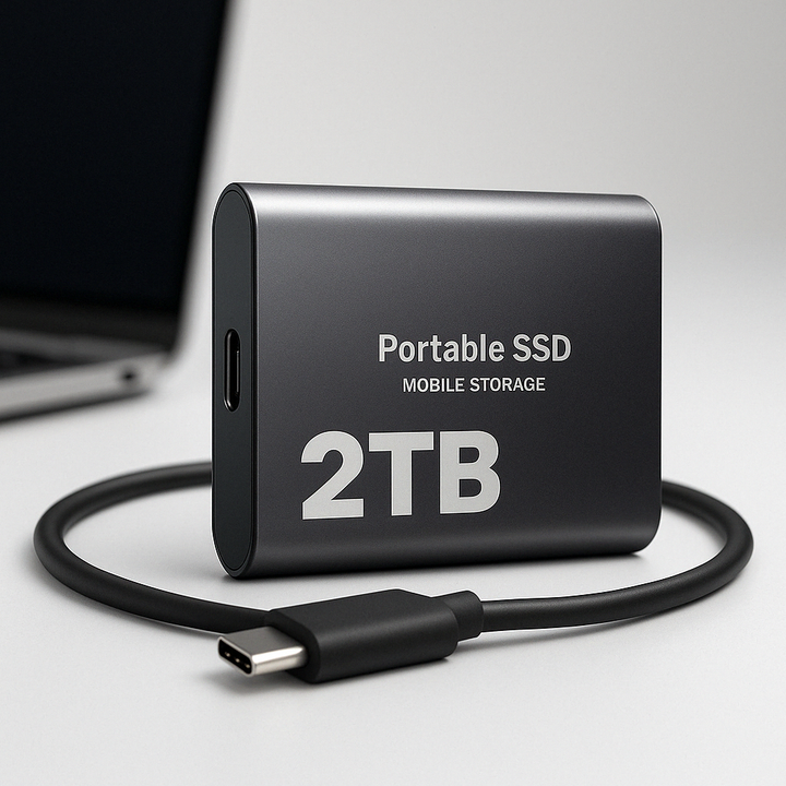 Ultrahurtig 2TB USB-C Ekstern SSD