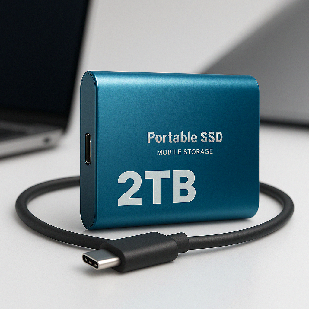 Ultrahurtig 2TB USB-C Ekstern SSD