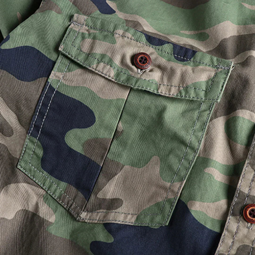 Alastar | Herre Letvægts camouflage Militær Skjorte